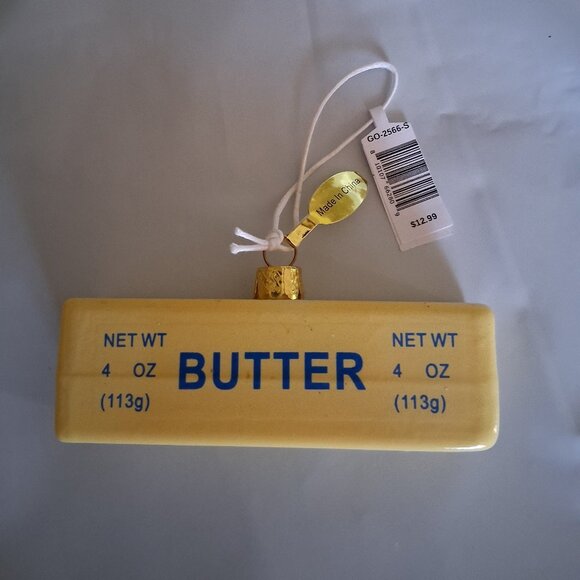 NEW with Tags Cody Foster Butter Christmas Ornament - Picture 1 of 2